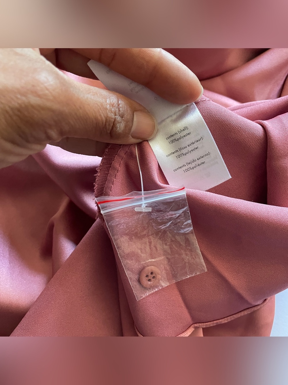 WeWoreWhat Silky Cowl Satin Rosewood Pink Mini Dress Size 6 Romantic Tea Party - Picture 9 of 10